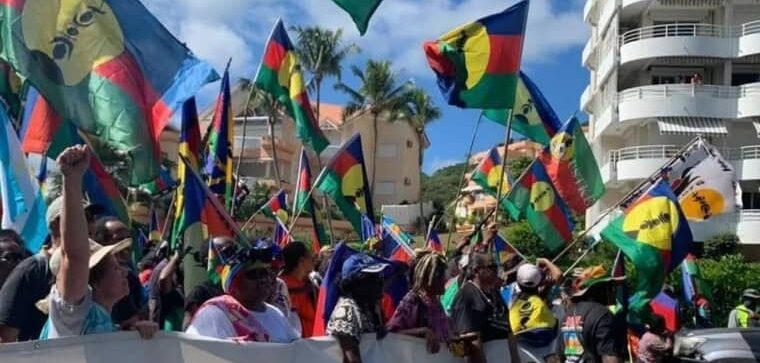 Marsch für die Unabhängigkeit Neukaledoniens am 11. Mai
